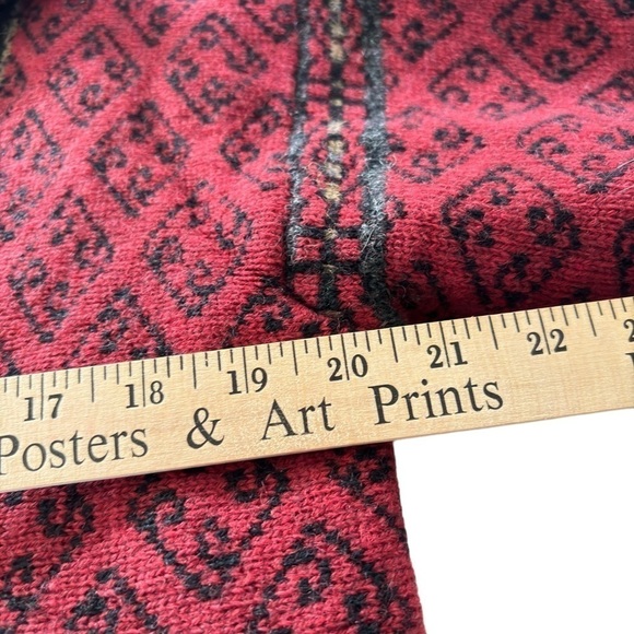 VTG Icelandic Design Wool Cardigan Sweater Medium Floral Granny Cottage Core - Picture 8 of 14